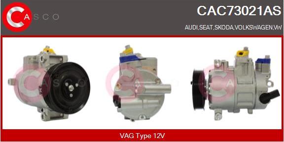 Casco CAC73021AS - Kompresors, Gaisa kond. sistēma autodraugiem.lv
