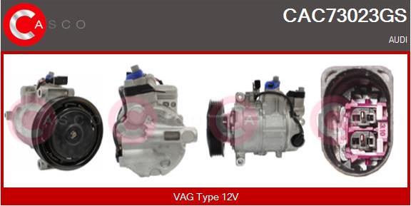 Casco CAC73023GS - Kompresors, Gaisa kond. sistēma autodraugiem.lv