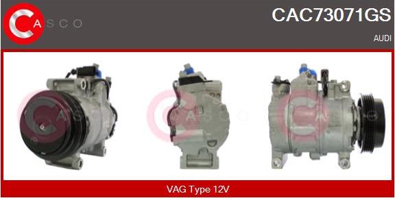 Casco CAC73071GS - Kompresors, Gaisa kond. sistēma autodraugiem.lv
