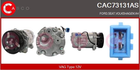 Casco CAC73131AS - Kompresors, Gaisa kond. sistēma autodraugiem.lv