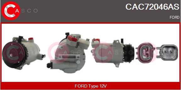 Casco CAC72046AS - Kompresors, Gaisa kond. sistēma autodraugiem.lv