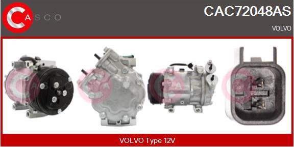Casco CAC72048AS - Kompresors, Gaisa kond. sistēma autodraugiem.lv