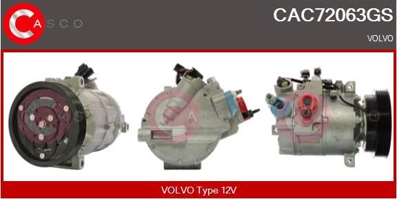 Casco CAC72063GS - Kompresors, Gaisa kond. sistēma autodraugiem.lv