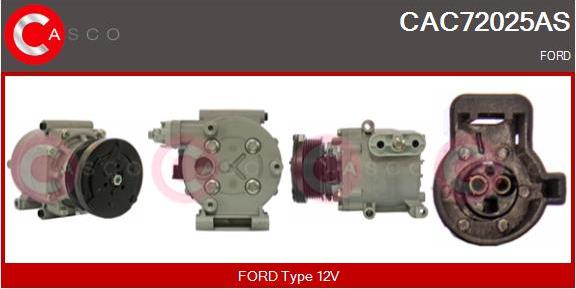 Casco CAC72025AS - Kompresors, Gaisa kond. sistēma autodraugiem.lv