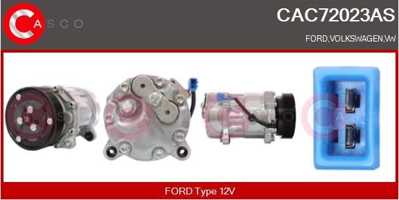 Casco CAC72023AS - Kompresors, Gaisa kond. sistēma autodraugiem.lv