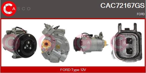 Casco CAC72167GS - Kompresors, Gaisa kond. sistēma autodraugiem.lv