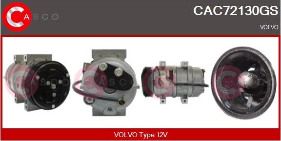 Casco CAC72130GS - Kompresors, Gaisa kond. sistēma autodraugiem.lv