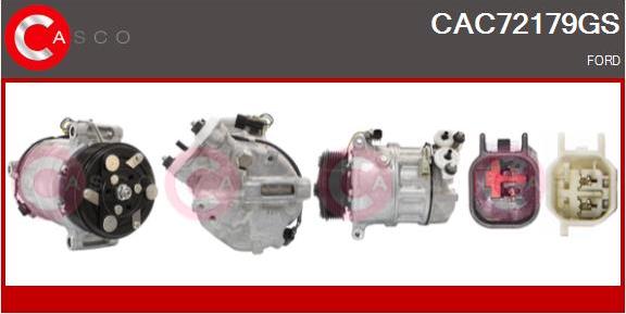 Casco CAC72179GS - Kompresors, Gaisa kond. sistēma autodraugiem.lv