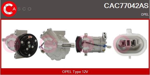 Casco CAC77042AS - Kompresors, Gaisa kond. sistēma autodraugiem.lv