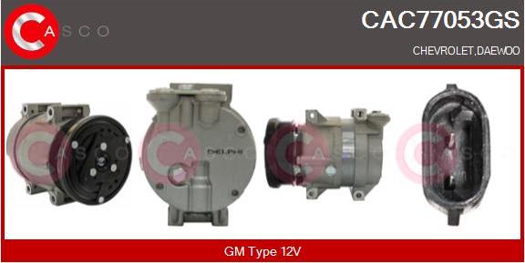 Casco CAC77053GS - Kompresors, Gaisa kond. sistēma autodraugiem.lv