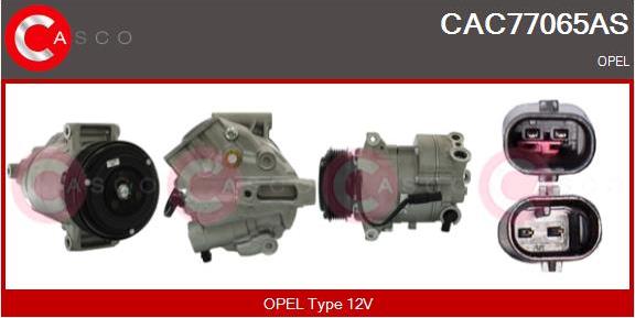 Casco CAC77065AS - Kompresors, Gaisa kond. sistēma autodraugiem.lv