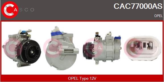 Casco CAC77000AS - Kompresors, Gaisa kond. sistēma autodraugiem.lv
