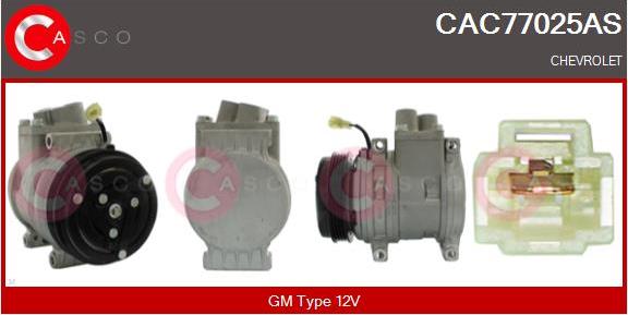 Casco CAC77025AS - Kompresors, Gaisa kond. sistēma autodraugiem.lv