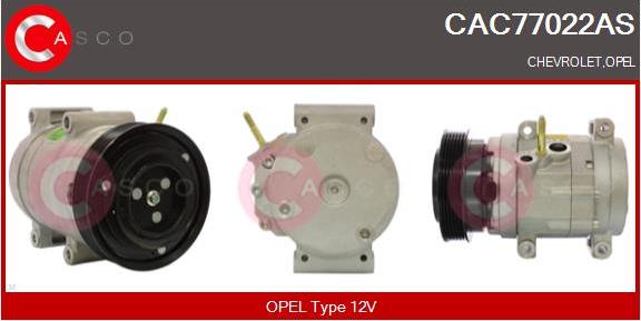 Casco CAC77022AS - Kompresors, Gaisa kond. sistēma autodraugiem.lv