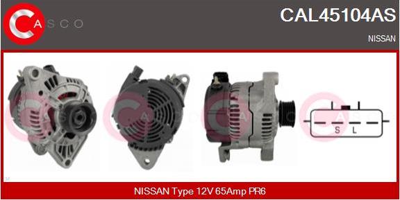 Casco CAL45104AS - Ģenerators autodraugiem.lv
