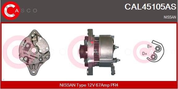 Casco CAL45105AS - Ģenerators autodraugiem.lv