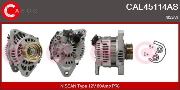 Casco CAL45114AS - Ģenerators autodraugiem.lv