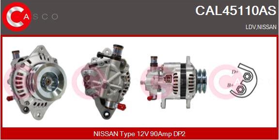 Casco CAL45110AS - Ģenerators autodraugiem.lv