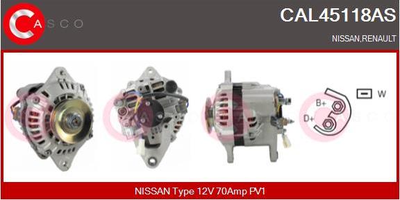 Casco CAL45118AS - Ģenerators autodraugiem.lv