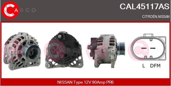 Casco CAL45117AS - Ģenerators autodraugiem.lv