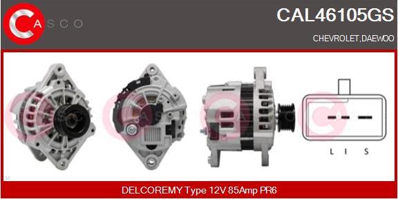Casco CAL46105GS - Ģenerators autodraugiem.lv