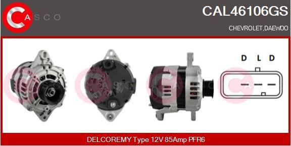 Casco CAL46106GS - Ģenerators autodraugiem.lv