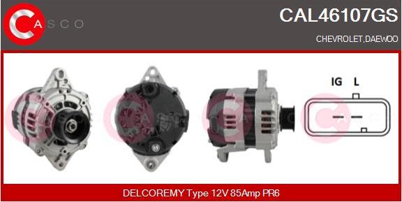 Casco CAL46107GS - Ģenerators autodraugiem.lv