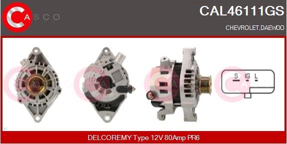 Casco CAL46111GS - Ģenerators autodraugiem.lv