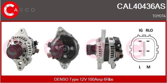 Casco CAL40436AS - Ģenerators autodraugiem.lv