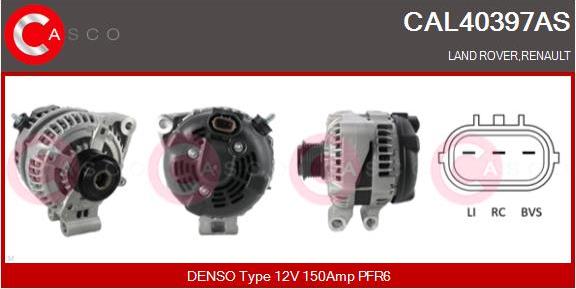 Casco CAL40397AS - Ģenerators autodraugiem.lv