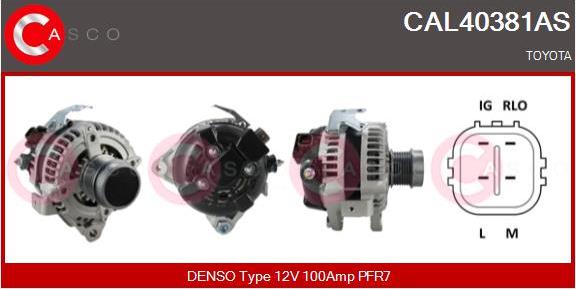 Casco CAL40381AS - Ģenerators autodraugiem.lv