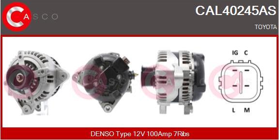 Casco CAL40245AS - Ģenerators autodraugiem.lv