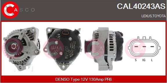 Casco CAL40243AS - Ģenerators autodraugiem.lv