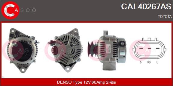 Casco CAL40267AS - Ģenerators autodraugiem.lv