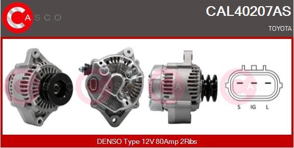 Casco CAL40207AS - Ģenerators autodraugiem.lv