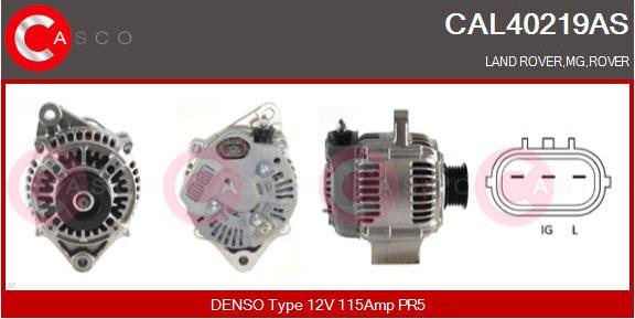 Casco CAL40219AS - Ģenerators autodraugiem.lv