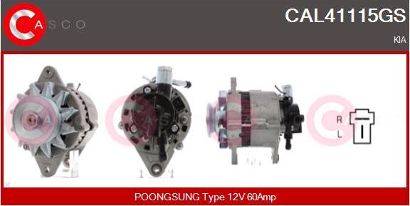Casco CAL41115GS - Ģenerators autodraugiem.lv
