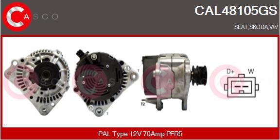 Casco CAL48105GS - Ģenerators autodraugiem.lv