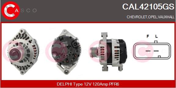 Casco CAL42105GS - Ģenerators autodraugiem.lv