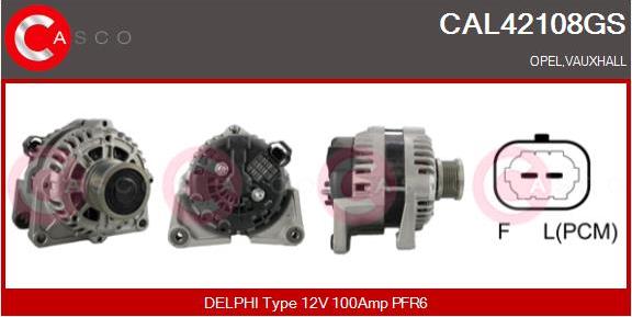 Casco CAL42108GS - Ģenerators autodraugiem.lv