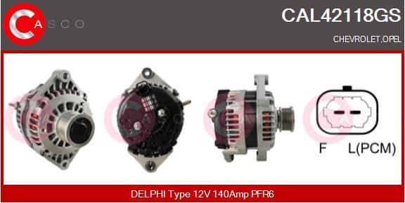 Casco CAL42118GS - Ģenerators autodraugiem.lv