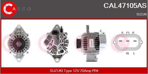 Casco CAL47105AS - Ģenerators autodraugiem.lv