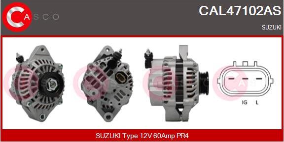 Casco CAL47102AS - Ģenerators autodraugiem.lv