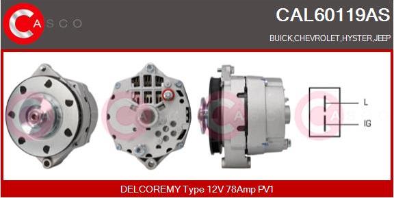 Casco CAL60119AS - Ģenerators autodraugiem.lv