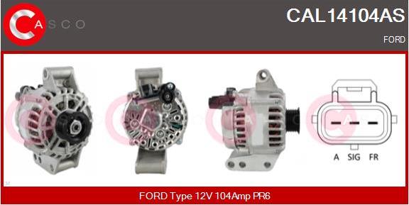 Casco CAL14104AS - Ģenerators autodraugiem.lv