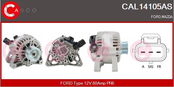Casco CAL14105AS - Ģenerators autodraugiem.lv