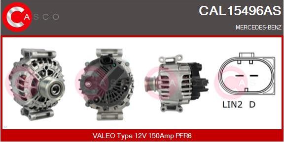 Casco CAL15496AS - Ģenerators autodraugiem.lv
