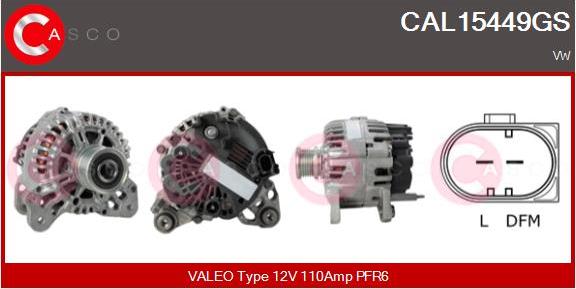Casco CAL15449GS - Ģenerators autodraugiem.lv