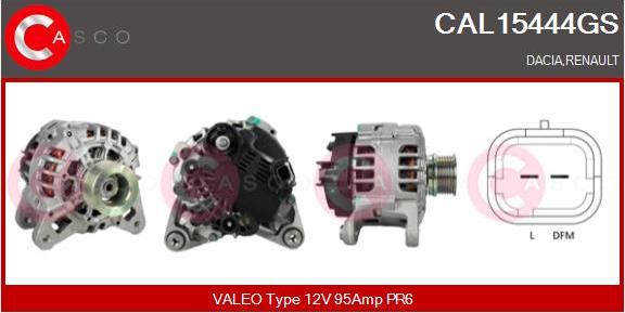 Casco CAL15444GS - Ģenerators autodraugiem.lv