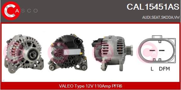 Casco CAL15451AS - Ģenerators autodraugiem.lv